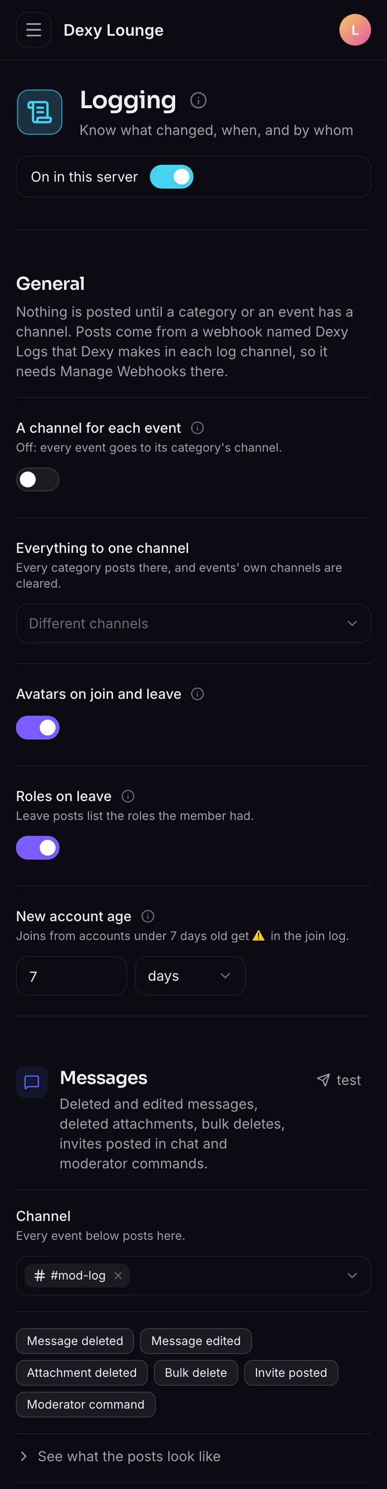 One page on a phone